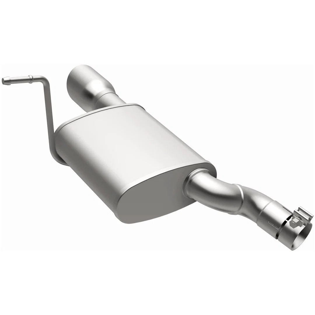108-0170 – BRE EXHAUST Exhaust Muffler, 9 Inch Width x 4 Inch Height Oval Aluminized Steel Case Single 2-1/4 Inch Off...